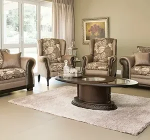 Zantec 4 Piece Lounge Suite, Cream