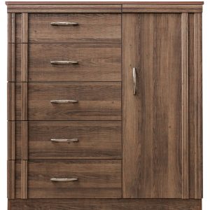 Sophia Maxi 5 Drawer 1 Door Chest Of Drawer