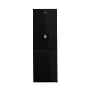 Defy 348L Black Glass Combi Fridge with Water Dispenser – DAC652 / C455 WD