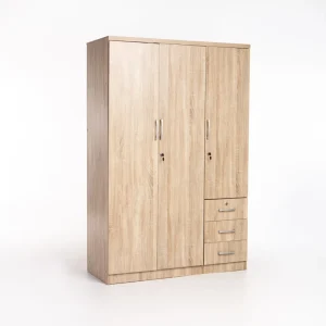 Rockets 3 Drawer 3 Door Wardrobe